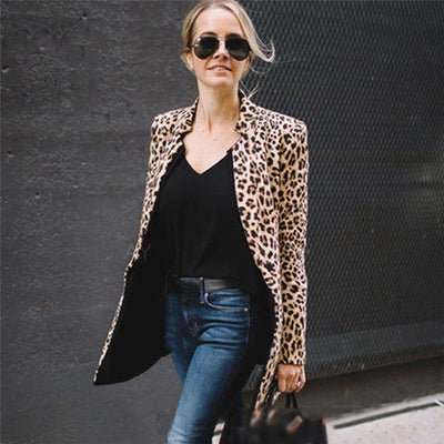 Fall Leopard Jacket - Qualuxe Store