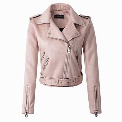Blossom Rose Leather Jacket - Qualuxe Store