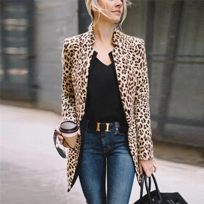 Fall Leopard Jacket - Qualuxe Store